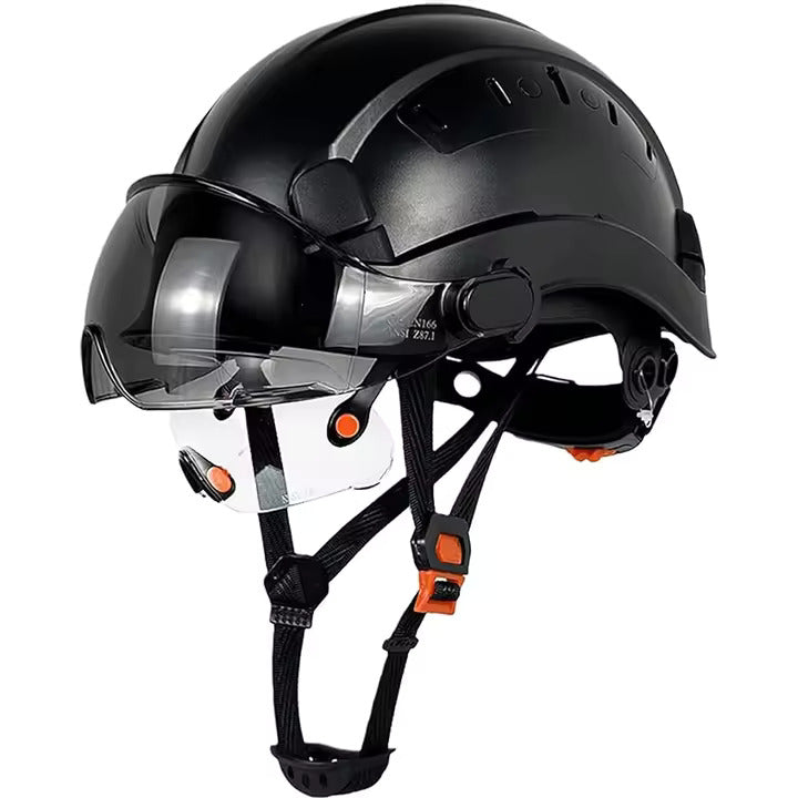 Protec safety helmet double visor