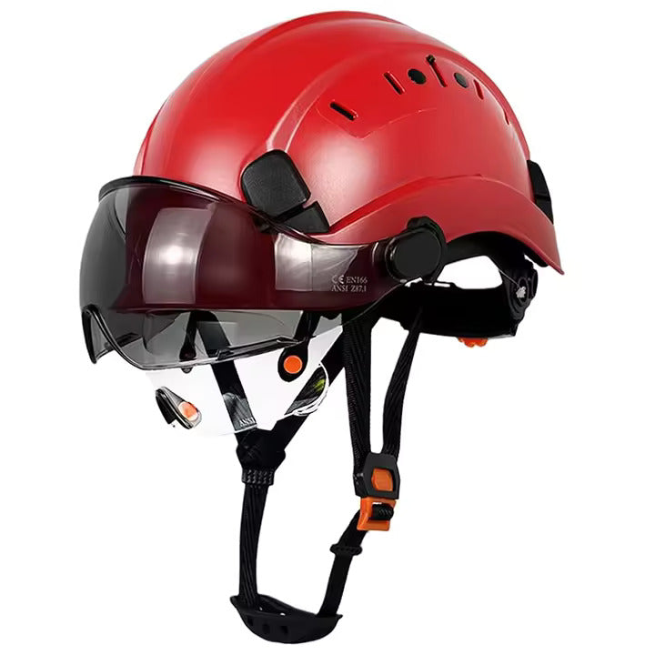 Protec safety helmet double visor